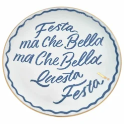 Assiette Festa | Bleu