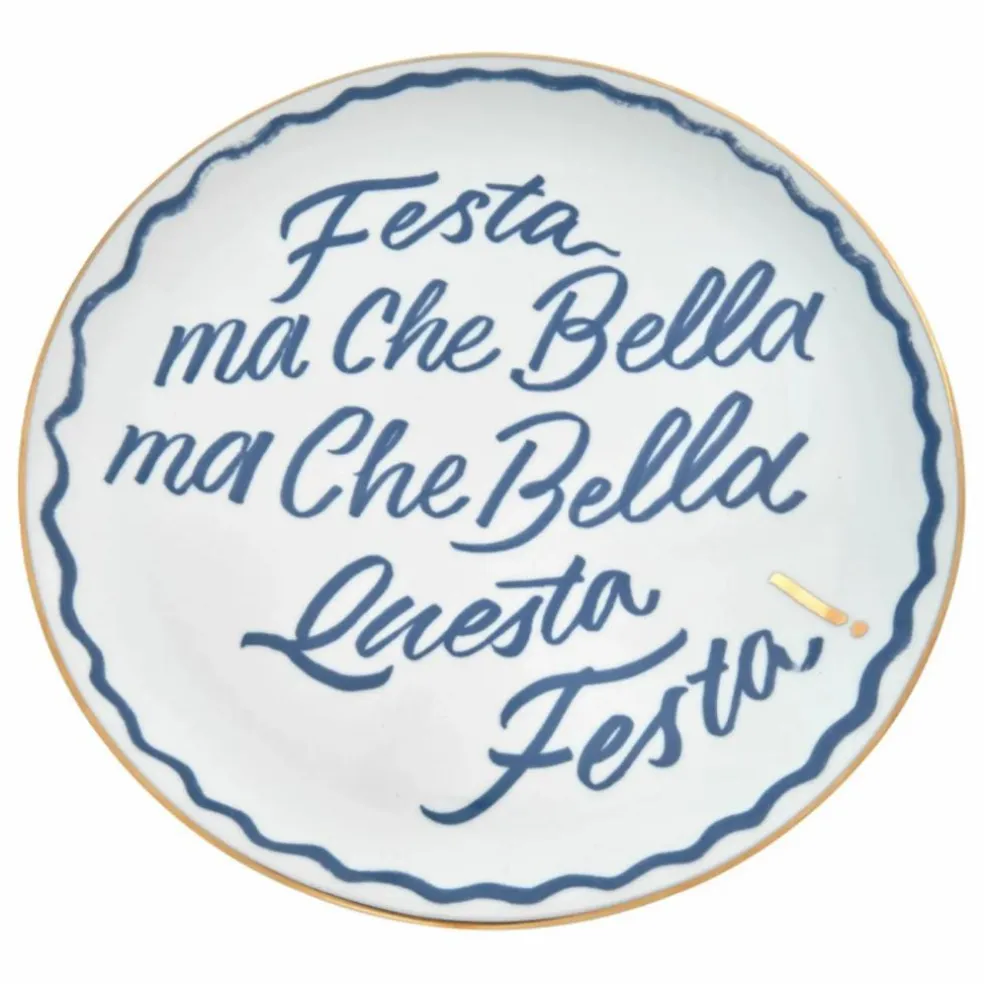 Assiette Festa | Bleu
