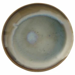 Assiette Heather en grès D21 cm | Gris vert
