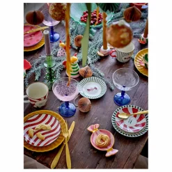 Assiette Jolly en grès | Rouge