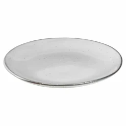 Assiette Nordic sand en grès | Gris clair