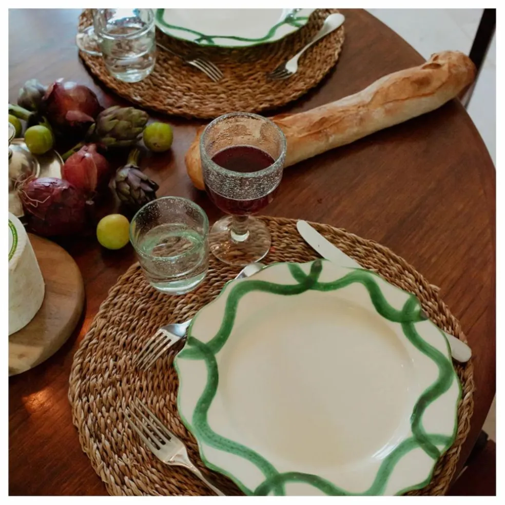 Assiette Olaf | Vert