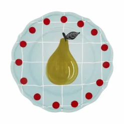 Assiette Pear | Bleu ciel