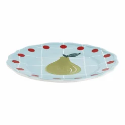 Assiette Pear | Bleu ciel