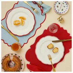 Assiette Petalo | Rose boisé