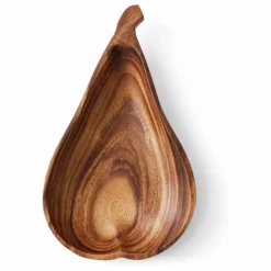 Assiette Poire en acacia