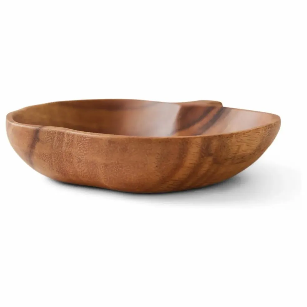 Assiette Pomme en acacia