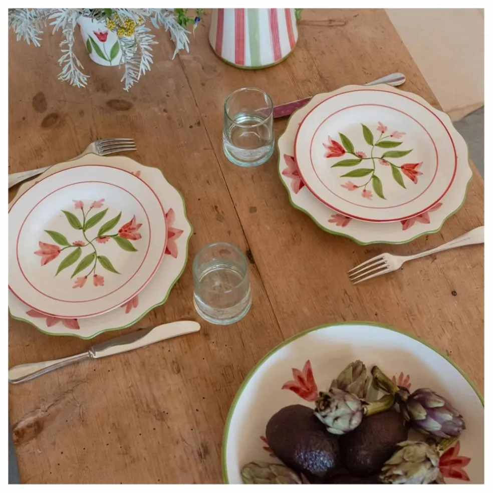 Assiette Romy 22 cm | Rose