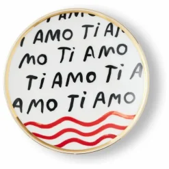 Assiette Ti Amo | Blanc
