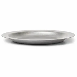 Assiette Tumbled | Acier
