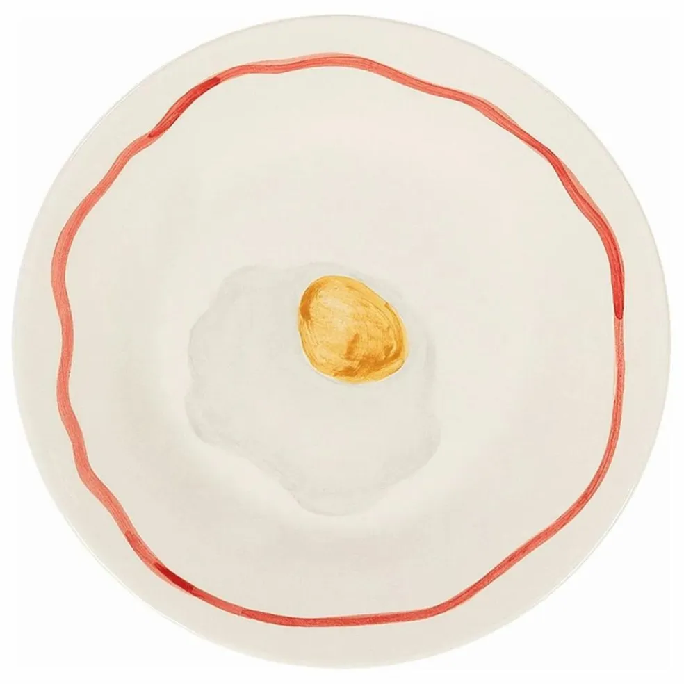 Assiette Œuf | Rouge