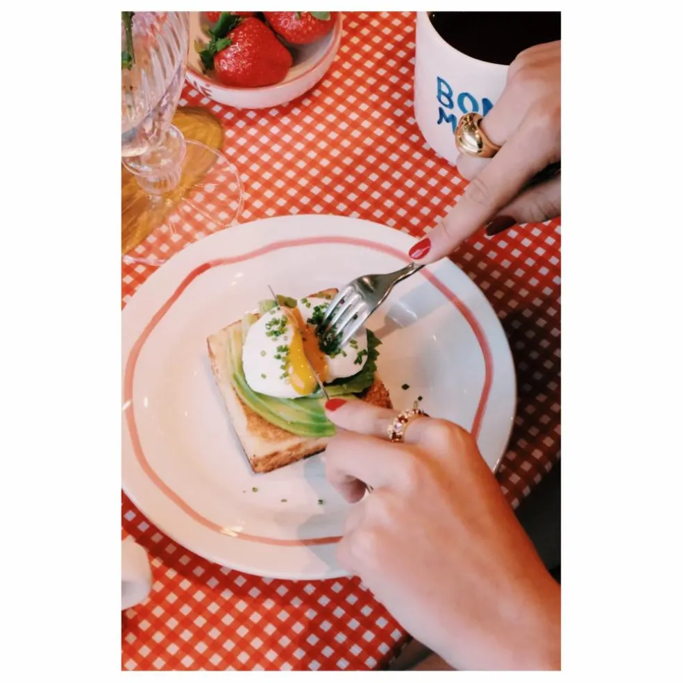 Assiette Œuf | Rouge