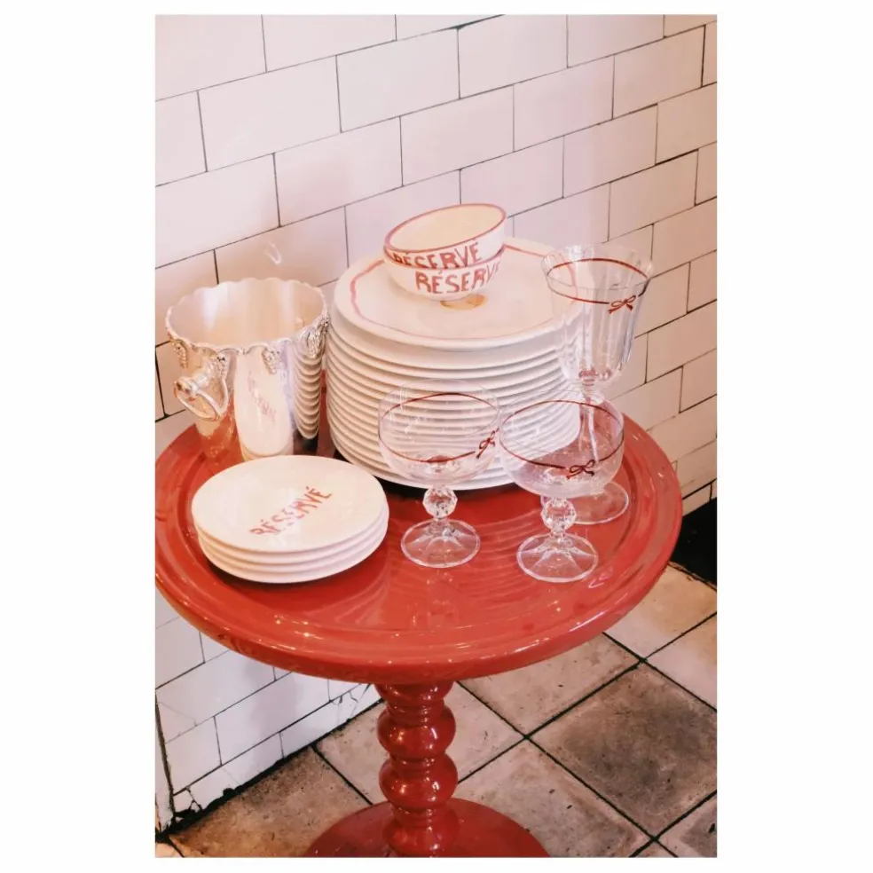 Assiette Œuf | Rouge