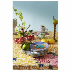 Assiettes à dessert Indian Tiger - Set de 4 | Multicolore