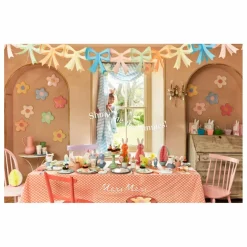 Assiettes à dîner Happy Flowers - Set de 8 | Pastel