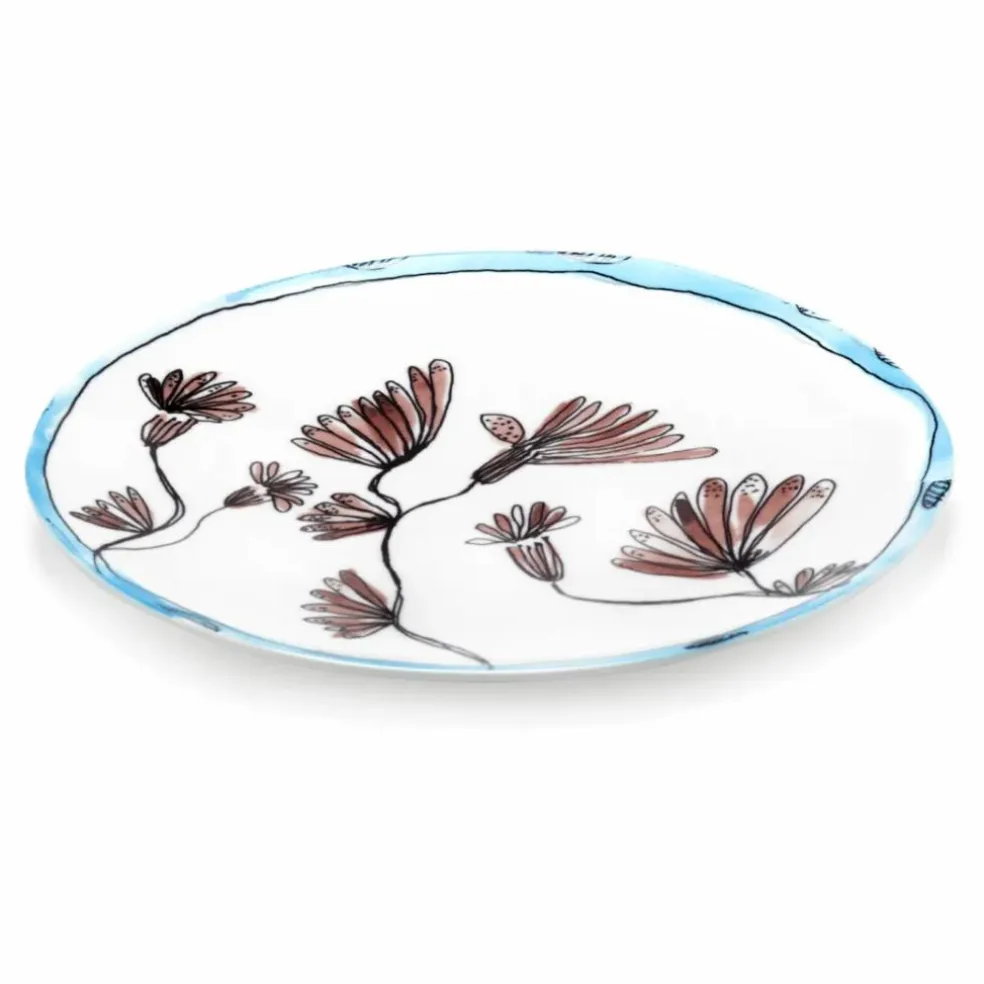 Assiettes Camelia, Serax for Marni - Set de 2 | Aubergine