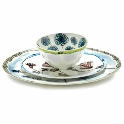 Assiettes Camelia, Serax for Marni - Set de 2 | Aubergine