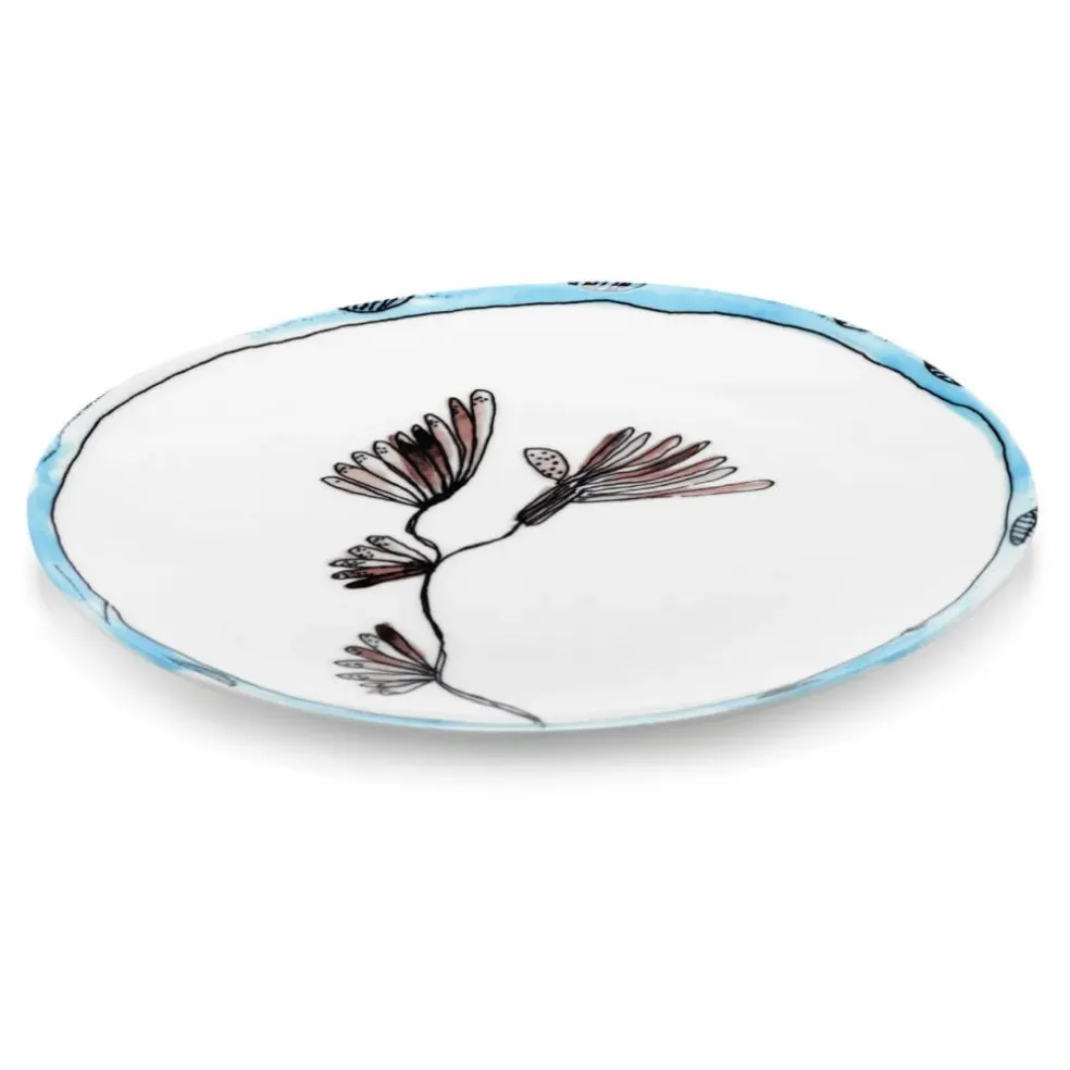Assiettes Camelia, Serax for Marni - Set de 2 | Aubergine