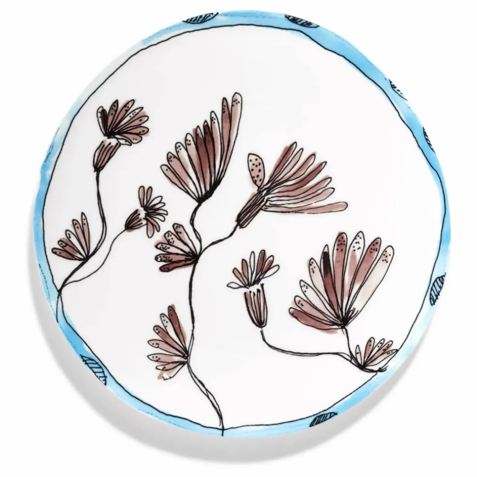 Assiettes Camelia, Serax for Marni - Set de 2 | Aubergine