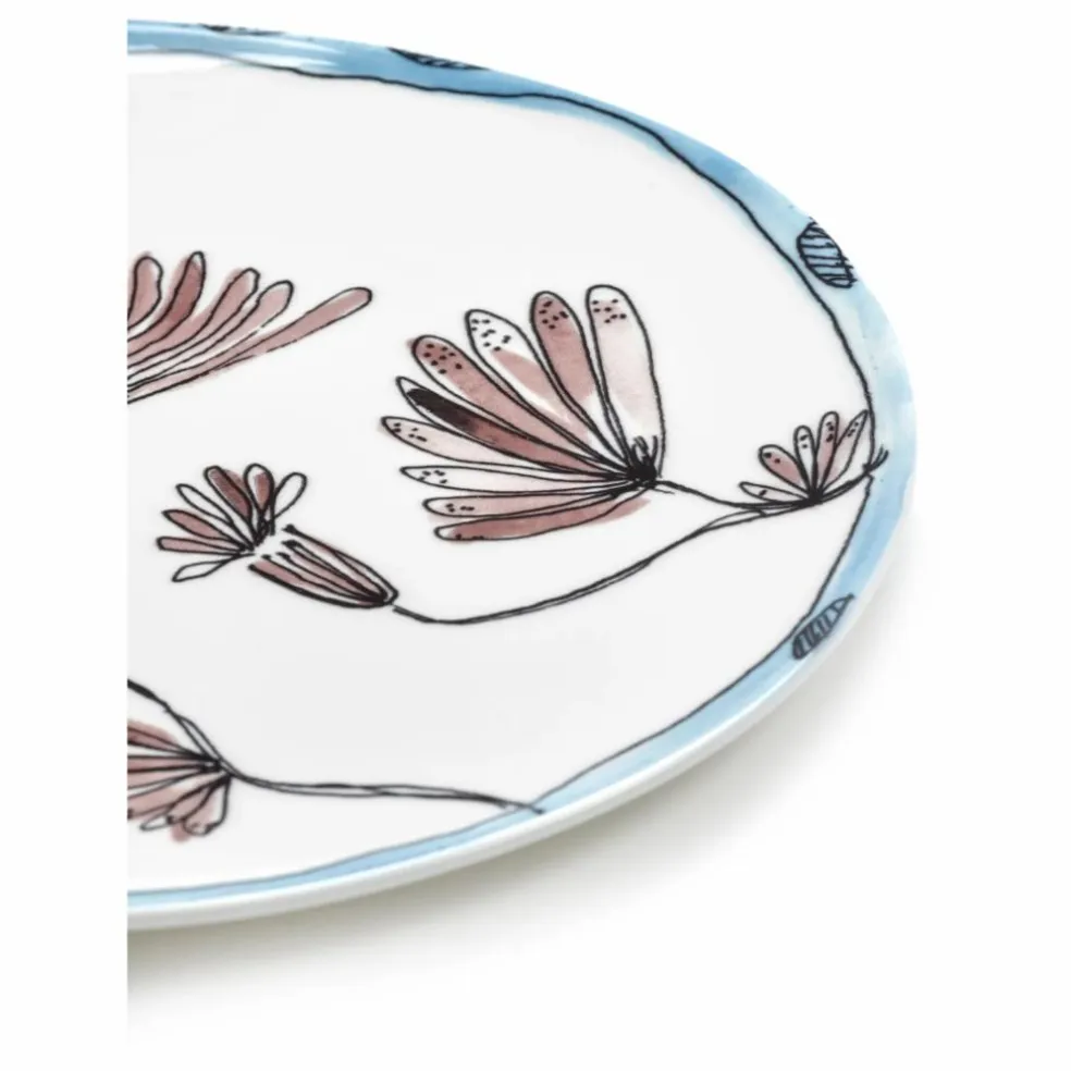 Assiettes Camelia, Serax for Marni - Set de 2 | Aubergine