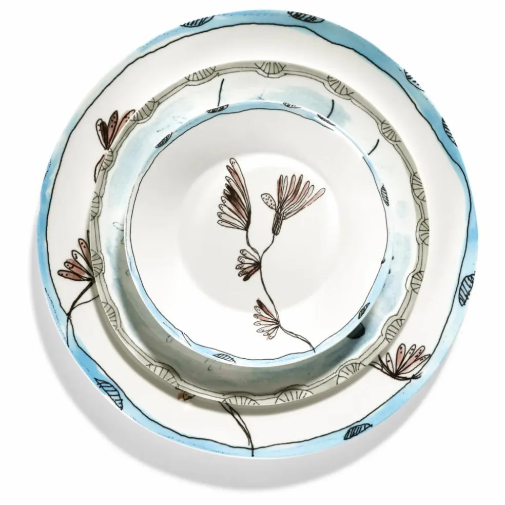 Assiettes Camelia, Serax for Marni - Set de 2 | Aubergine