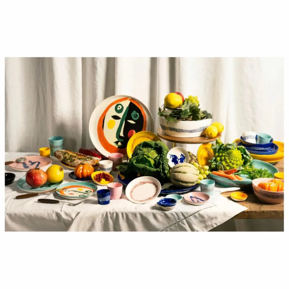Assiettes creuses Feast, Ottolenghi - Set de 2 | Rose