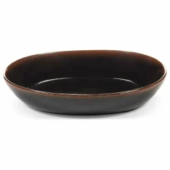Assiettes creuses Out of lines, Uncharted - Set de 2 | Marron