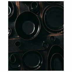 Assiettes creuses Out of lines, Uncharted - Set de 2 | Marron