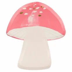Assiettes en carton Champignon - Set de 8