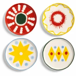 Assiettes en porcelaine Festivo - Set de 4