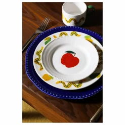 Assiettes en porcelaine Perle - Set de 2 | Bleu