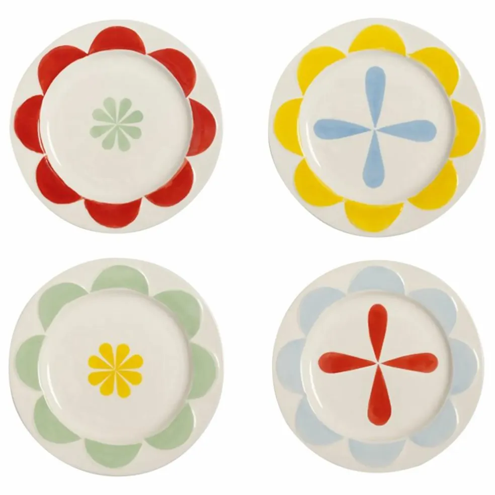 Assiettes Folk - Set de 4