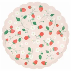 Assiettes Fraises - Set de 8