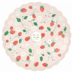 Assiettes Fraises - Set de 8