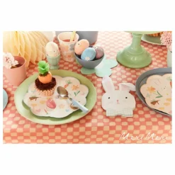 Assiettes icône de Pâques - Set de 8 | Pastel