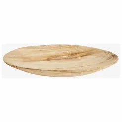 Assiettes rondes en bois - Set de 3