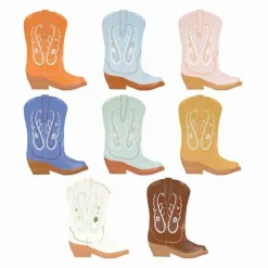 Assiettes Santiag Western - Set de 8