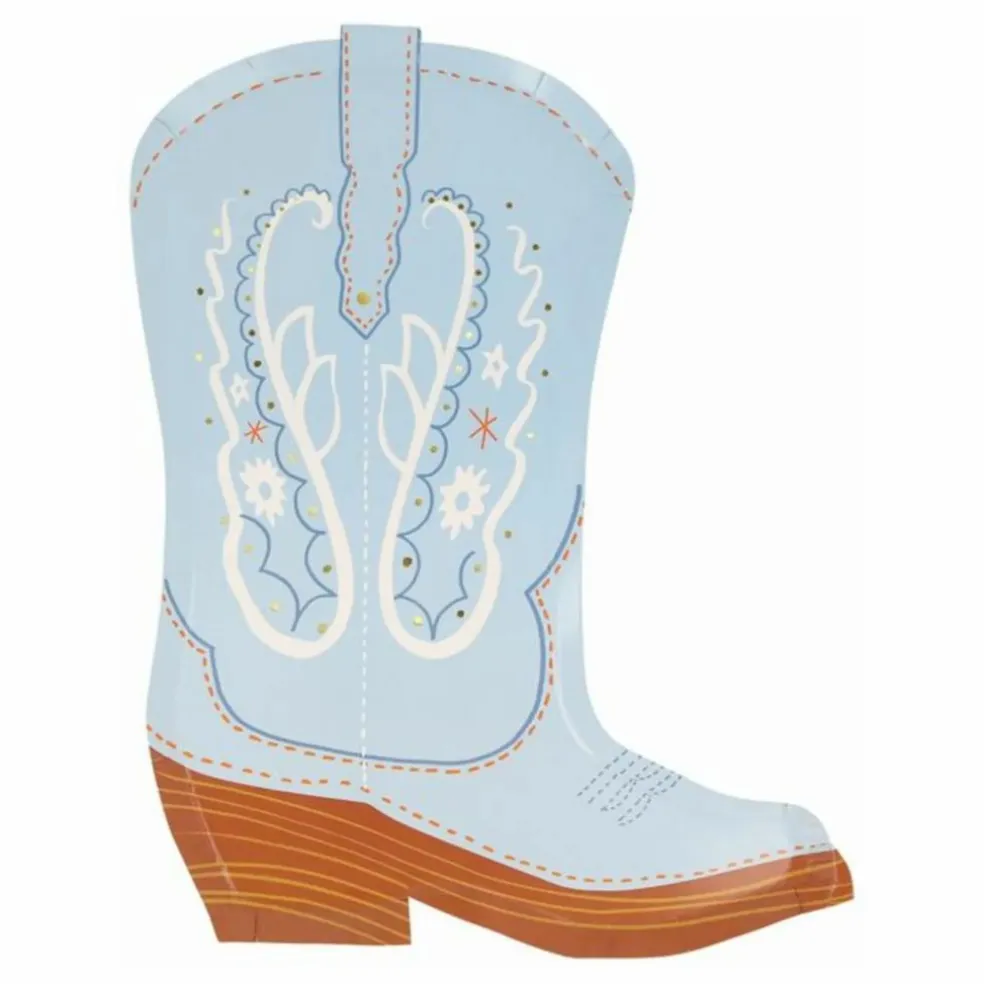 Assiettes Santiag Western - Set de 8