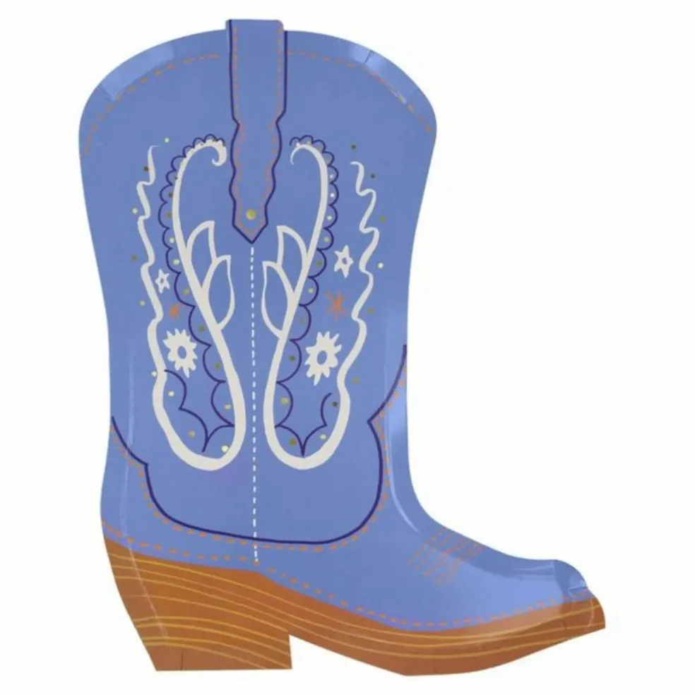 Assiettes Santiag Western - Set de 8