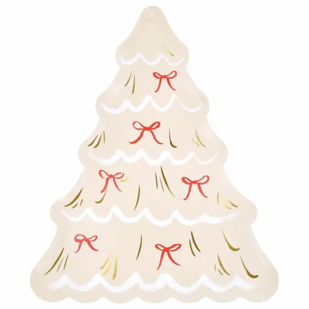 Assiettes Sapin de Noël - Lot de 8