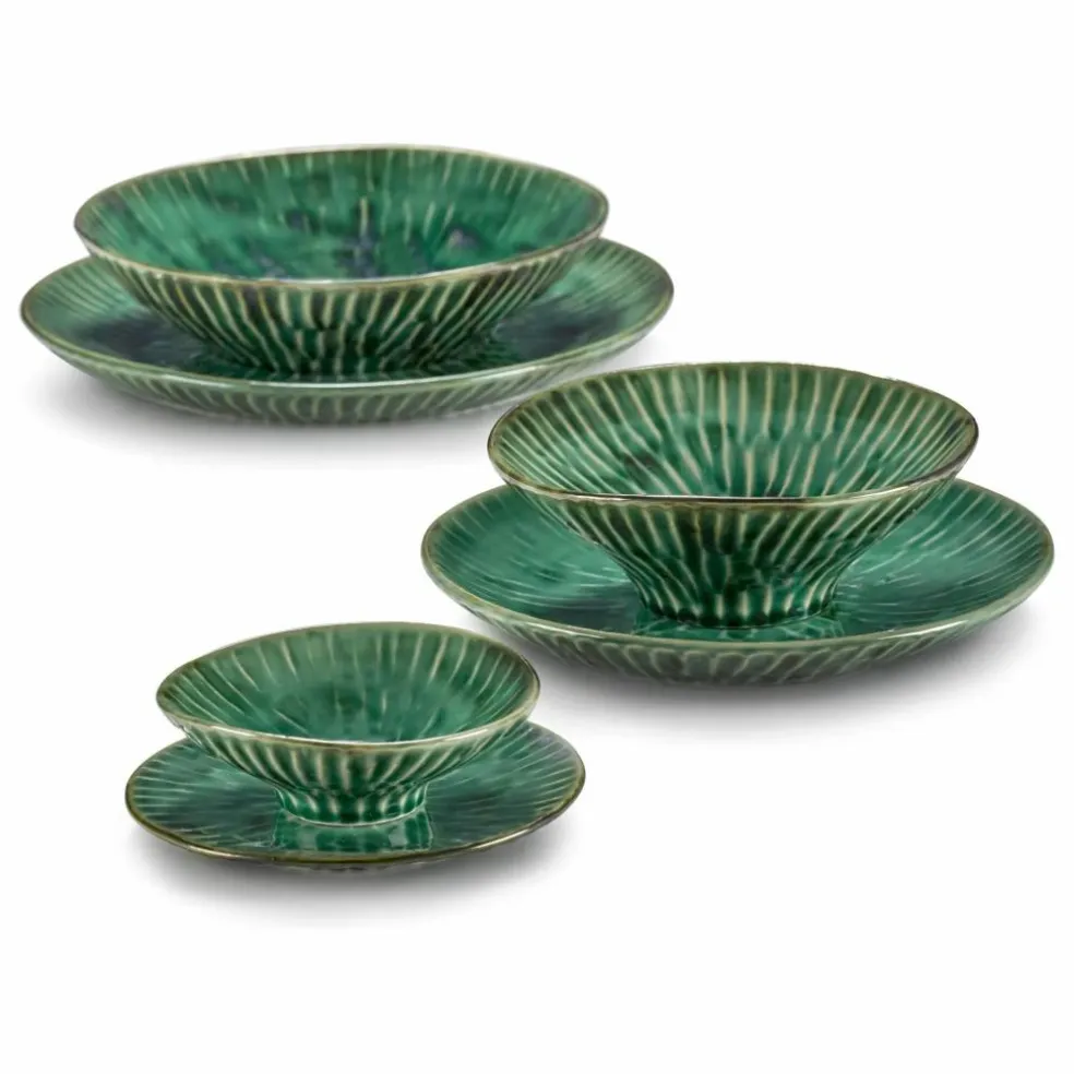 Assiettes Verde Lanza, Pascale Naessens - Set de 2 | Vert
