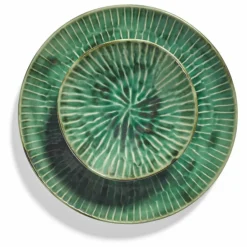 Assiettes Verde Lanza, Pascale Naessens - Set de 2 | Vert