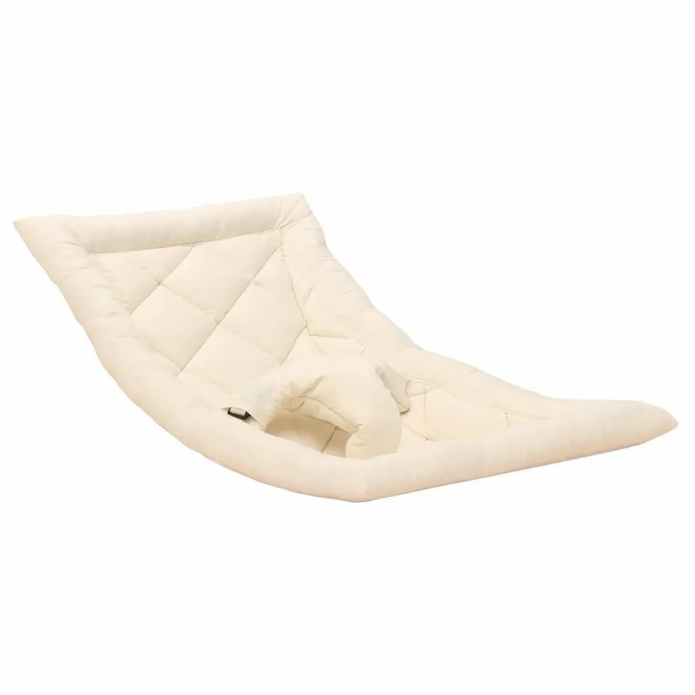 Assise en coton bio pour Transat Levo | Blanc