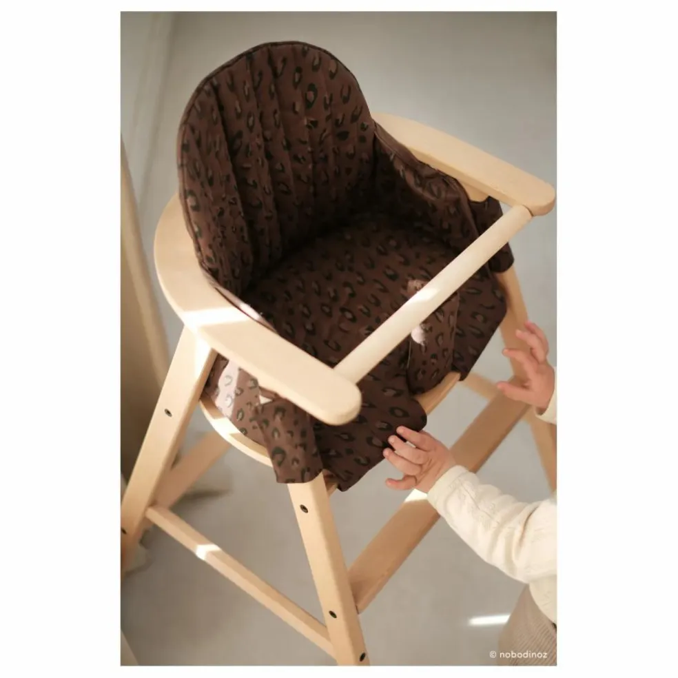 Assise pour chaise haute Growing green | Léopard