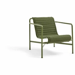 Assise pour fauteuil lounge pallissade | Olive