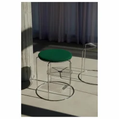 Assise pour tabouret Wire VP11, Verner Panton | Vert émeraude