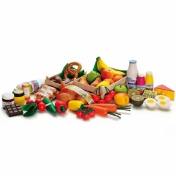Assortiment marchande en bois - Set de 43