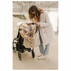 Attaches poussette pour cabas | Ecru