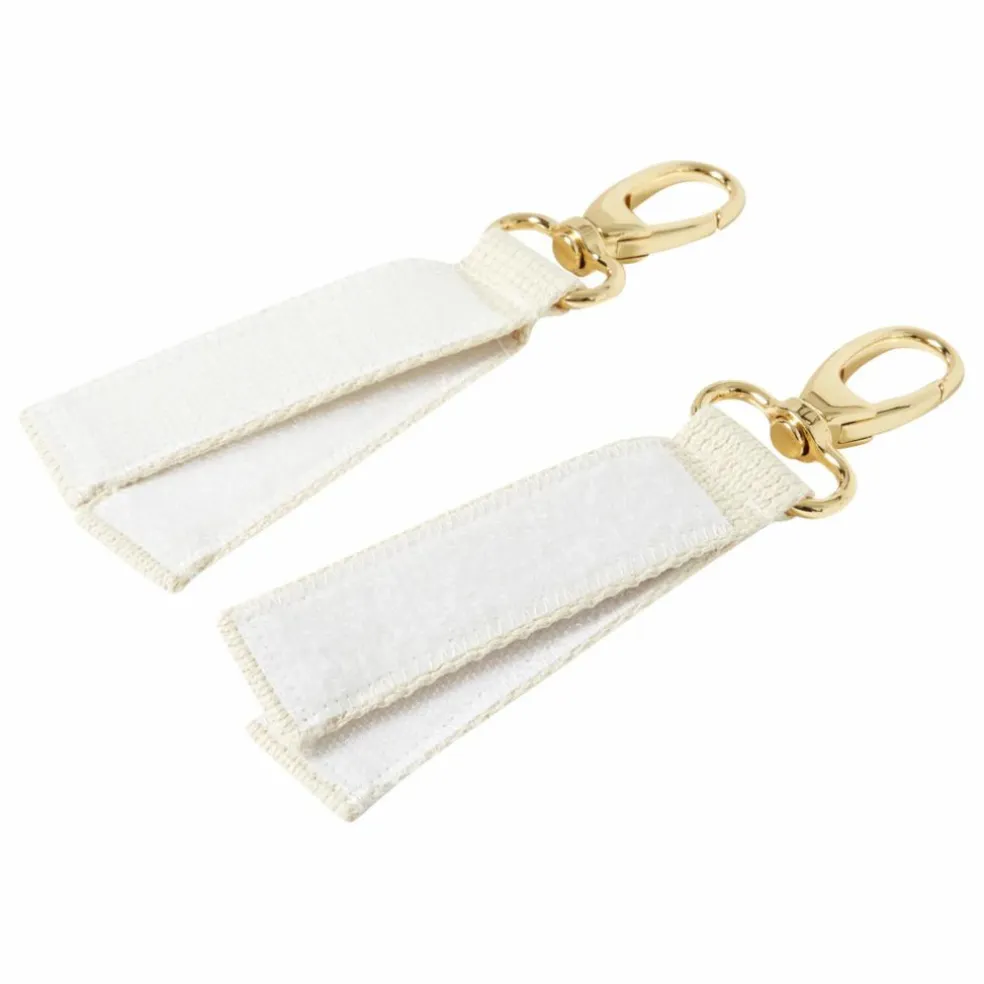 Attaches poussette pour cabas | Ecru
