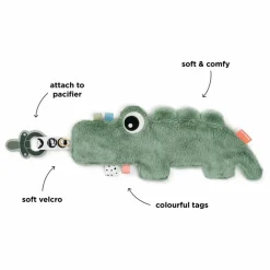 Attache-tétine Croco | Vert